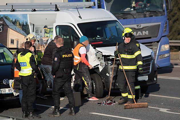 Benešovský příjezd od Prahy ochromila srážka. Vše nakonec vyřešil euroformulář