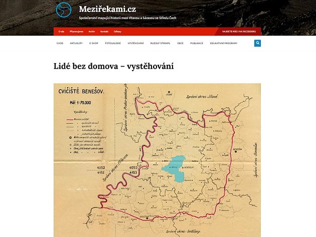 Interaktivní projekt Mezi řekami odhaluje historii vystěhování obcí