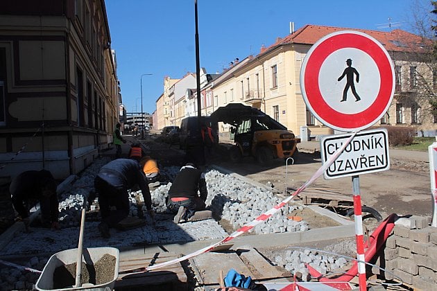 Benešovská Žižkova ulice získá do srpna nový kabát za 23 milionů korun