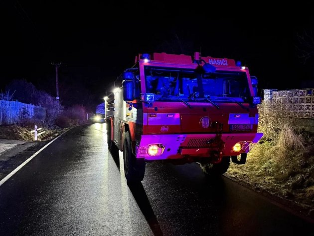 Při požáru domu v Ondřejově byl nalezený mrtvý muž. Mohlo jít o sebevraždu