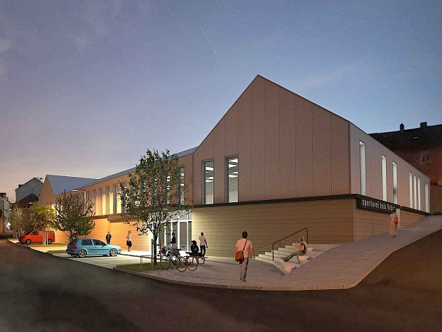 Sportovní hala ve Voticích vyjde na 100 milionů. Děti do ní budou chodit tunelem